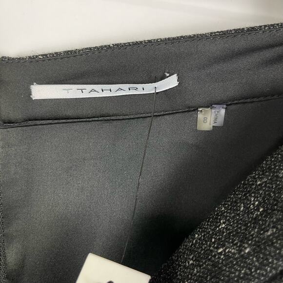 T Tahari | NWT Jordana Black Speckled Pencil Skirt - Picture 9 of 9